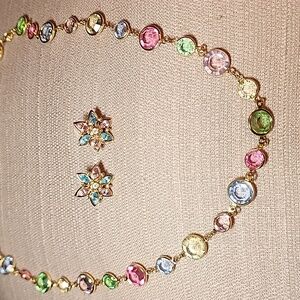 Earrings and Necklace Set, Pre-loved in Great Condition